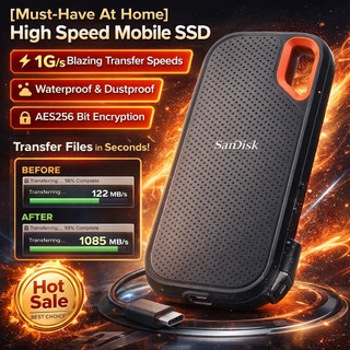 【Alta Velocidade】Portátil e Compacto 📱 Portable External SSD Type-C, SSD Externo/Disco Rígido/HD Portátil/USB-C