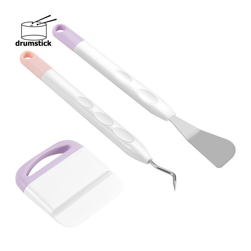 3 Pçs Ferramentas De Capina De Vinil , Ferramenta Para Com Gancho Weeder Perfuração Kit De Alegria