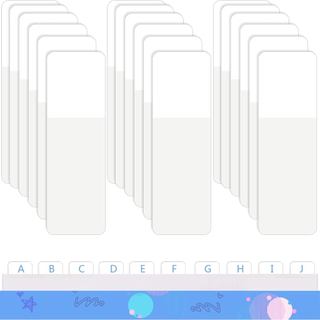 800 Marcadores Adesivos para Páginas, Abas Adesivas Brancas, Marcadores de Página Pop-up, Abas para Livros Transparentes