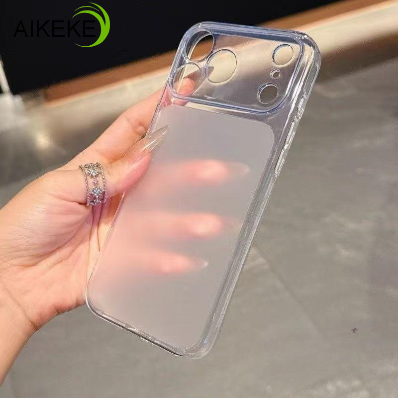 Capa De Telefone Transparente Fosca Simples Para Samsung Galaxy S26 S25 Edge S24 S23 S22 S21 S20 FE Lite Plus Note 20 Ul