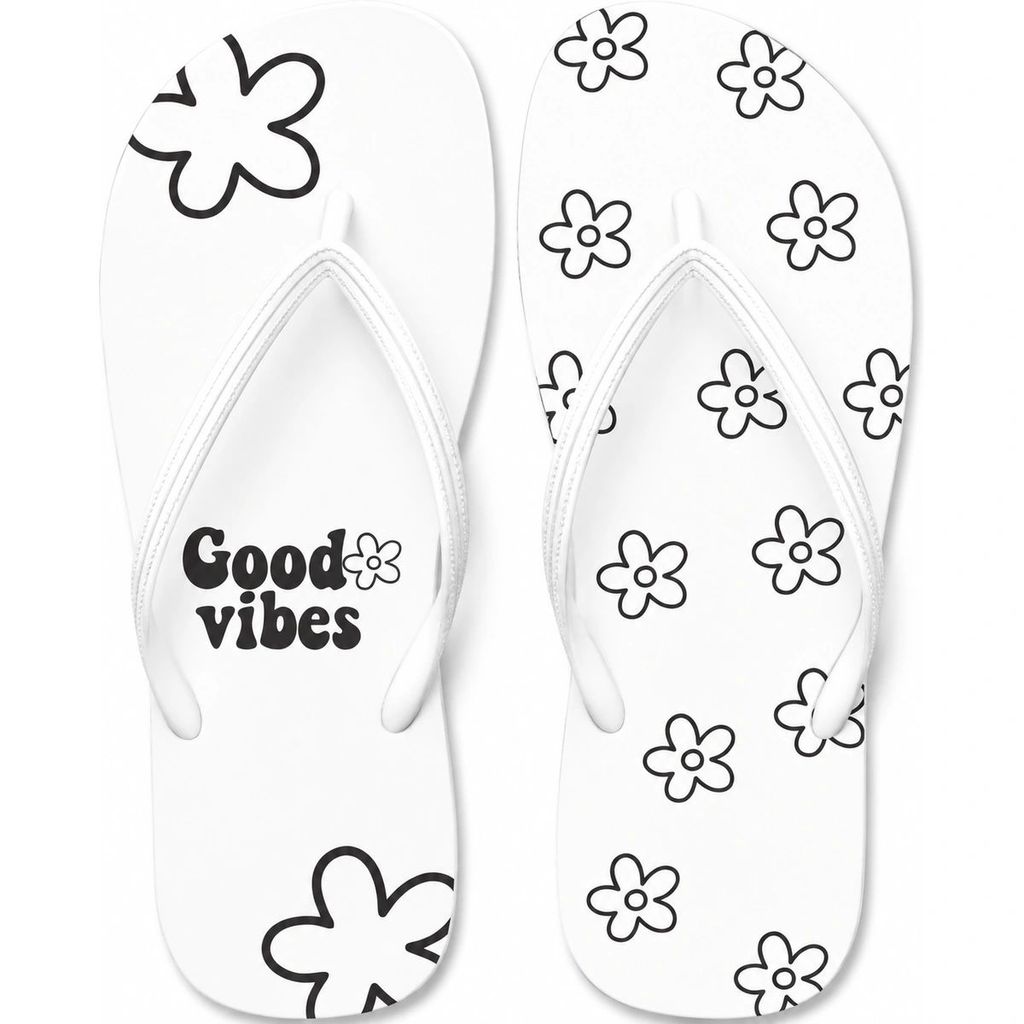 Chinelo Feminino Estampado Confortável Estiloso Antiderrapante - Envio Imediato