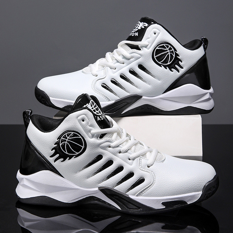 2026 Novo Estilo Moda Masculina Calçados Esportivos Jovens Tênis de Basquete de Combate Real