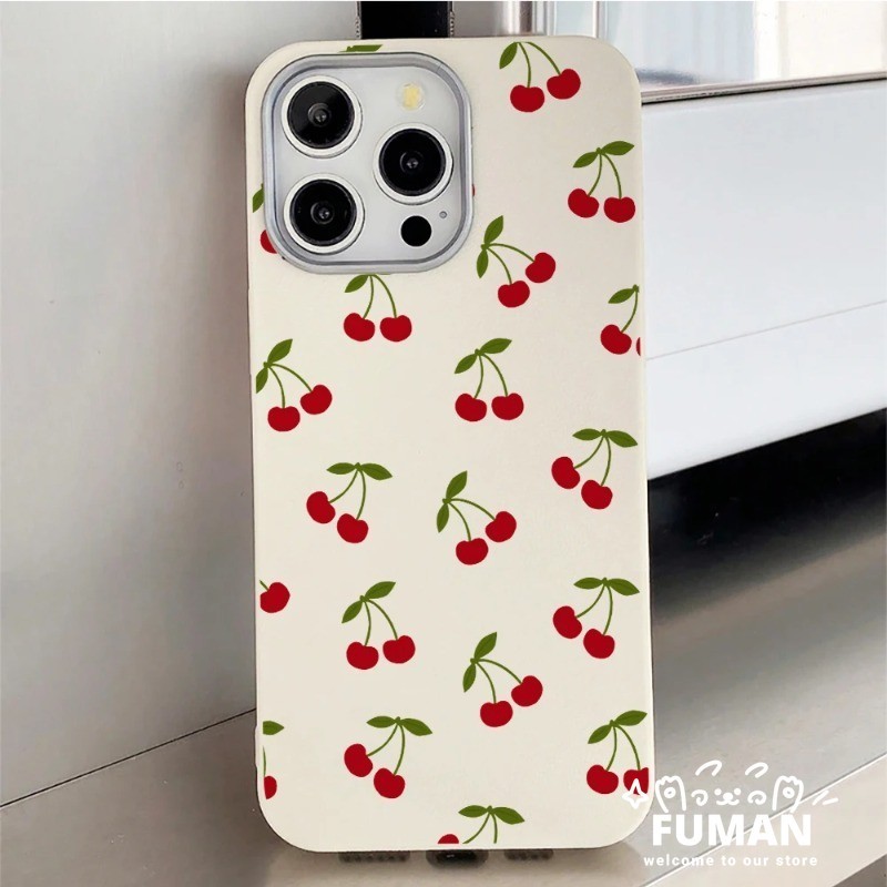 Capa De Telefone Cereja De Luxo Para Samsung Galaxy A57 A56 F56 M56 A55 A54 A53 A52S A51 A50S A73 A72 A71 F42 M40S 5G 4G