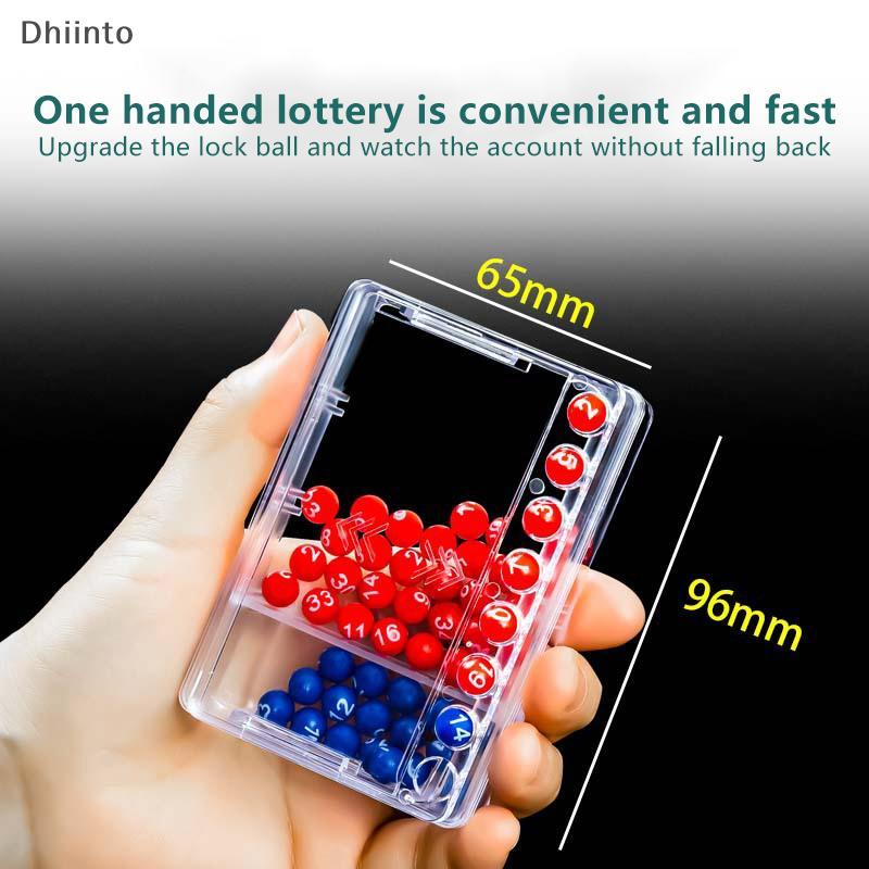 [Dhiint] Luy Lottery Toy Number Piing Machine Mini Bingo Games Shake Ball Entretenimento Jogo De Tabuleiro Jogos De Fest