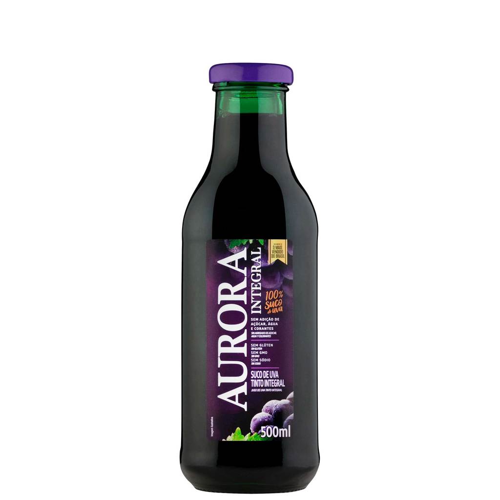 Suco de Uva Integral Aurora 500ml