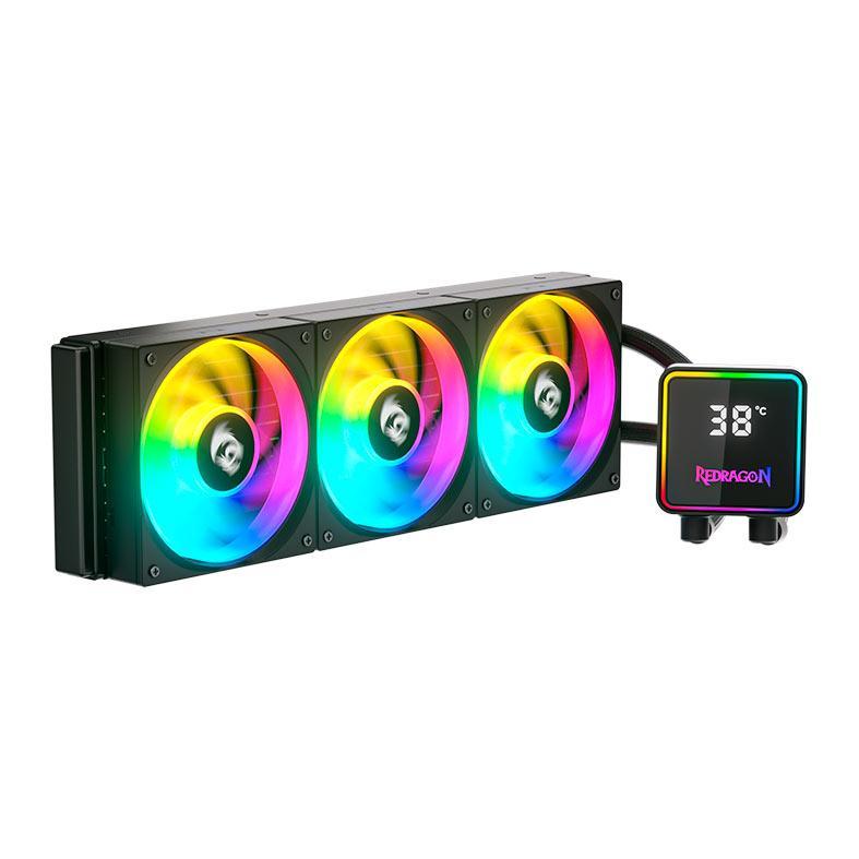 Water Cooler Redragon CCW-3017, ARGB, 360mm, Preto, CCW-3017