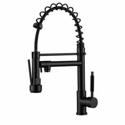 Torneira de Cozinha Monocomando Gourmet Flexível Munise Preta (PTM35ZC50A-PT)