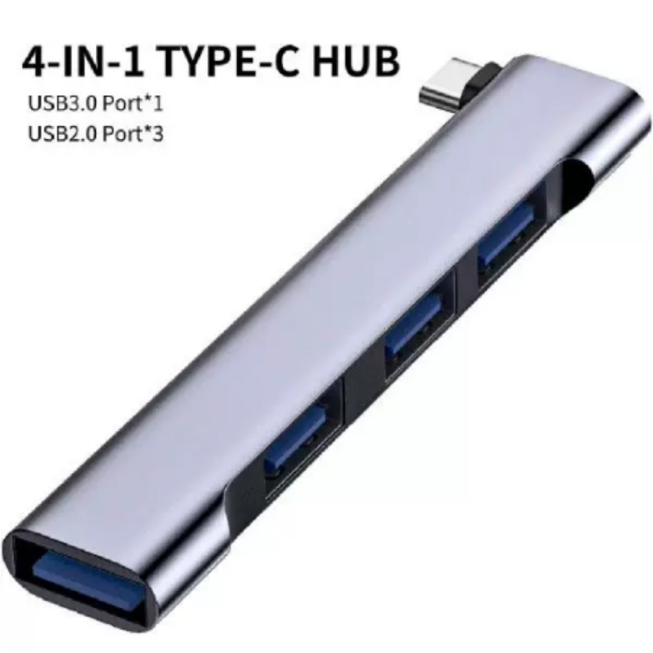 Hub De Alta Velocidade Ferramentas De Escritório Acessórios De Computador 4 Em 1 USB Tipo C