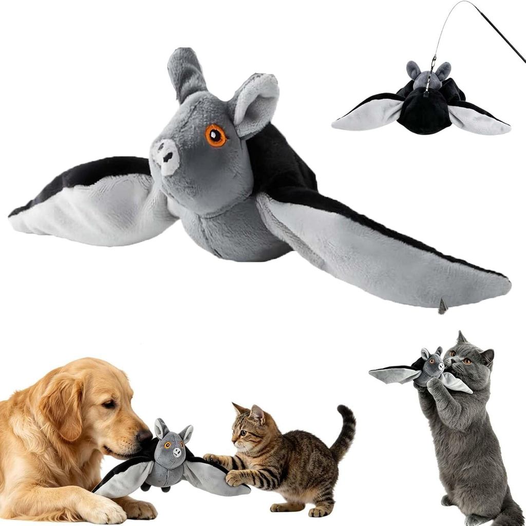 Brinquedo De Cachorro Morcego Voador , Para Cães , Acessório De Jogo Em Formato Recarregável Animais De Estimação Gato C