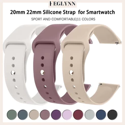 Pulseira De 22 20mm Silicone Rubber Relógio Smartwatch Para Redmi Watch 5 Active / Redmi Watch 5 Lite Acessórios