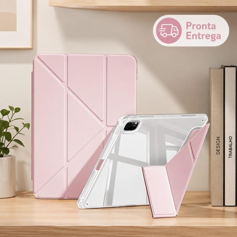 Compatível iPad 10 A16 Air 4 5 Pro 11 Capinha Barata Origami com Porta Lápis – Melhor Custo