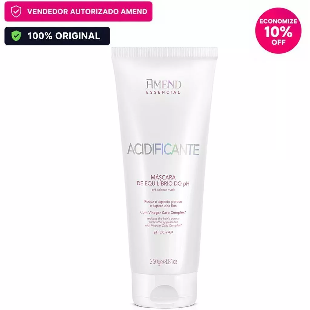 Acidificante Máscara de  Equilibrio do PH 250g Amend Cosmetics — imagem 1