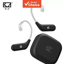 KZ AZ09 Fones De Ouvido Cabo De Atualização Adaptador Sem Fio QCC3040 Bluetooth 5.2 Módulo Gancho C Pin Carregamento Mús