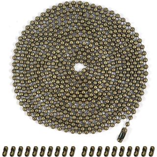 Corrente de Acionamento para Ventilador de Teto em Bronze, 120" Extra Longa, Resistente à Ferrugem, Correntes de Extensã