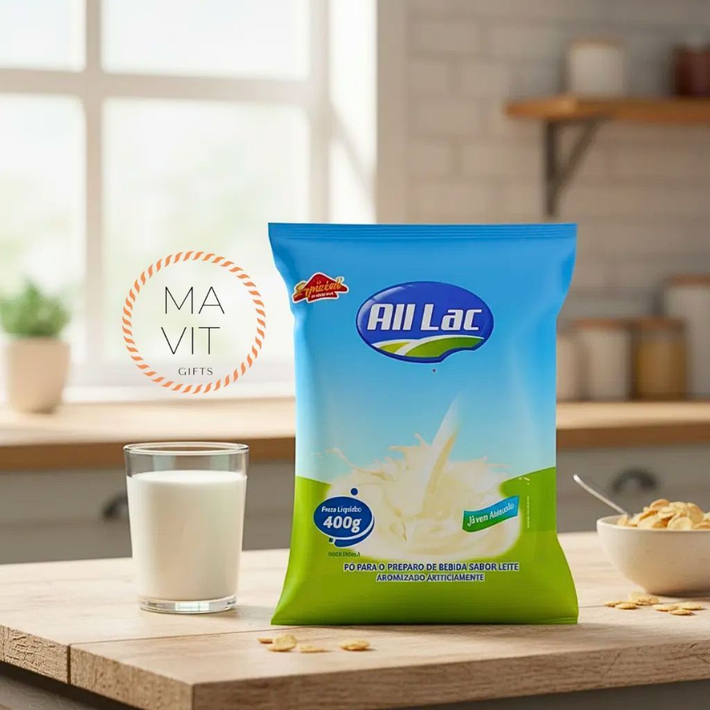 Composto Lácteo Sabor Leite Pó Preparo de bebida Adoçado 1 Pacote 800 Gramas — imagem 2 de 2