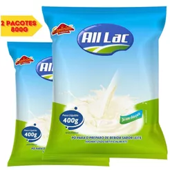 Composto Lácteo Sabor Leite Pó Preparo de bebida Adoçado 1 Pacote 800 Gramas