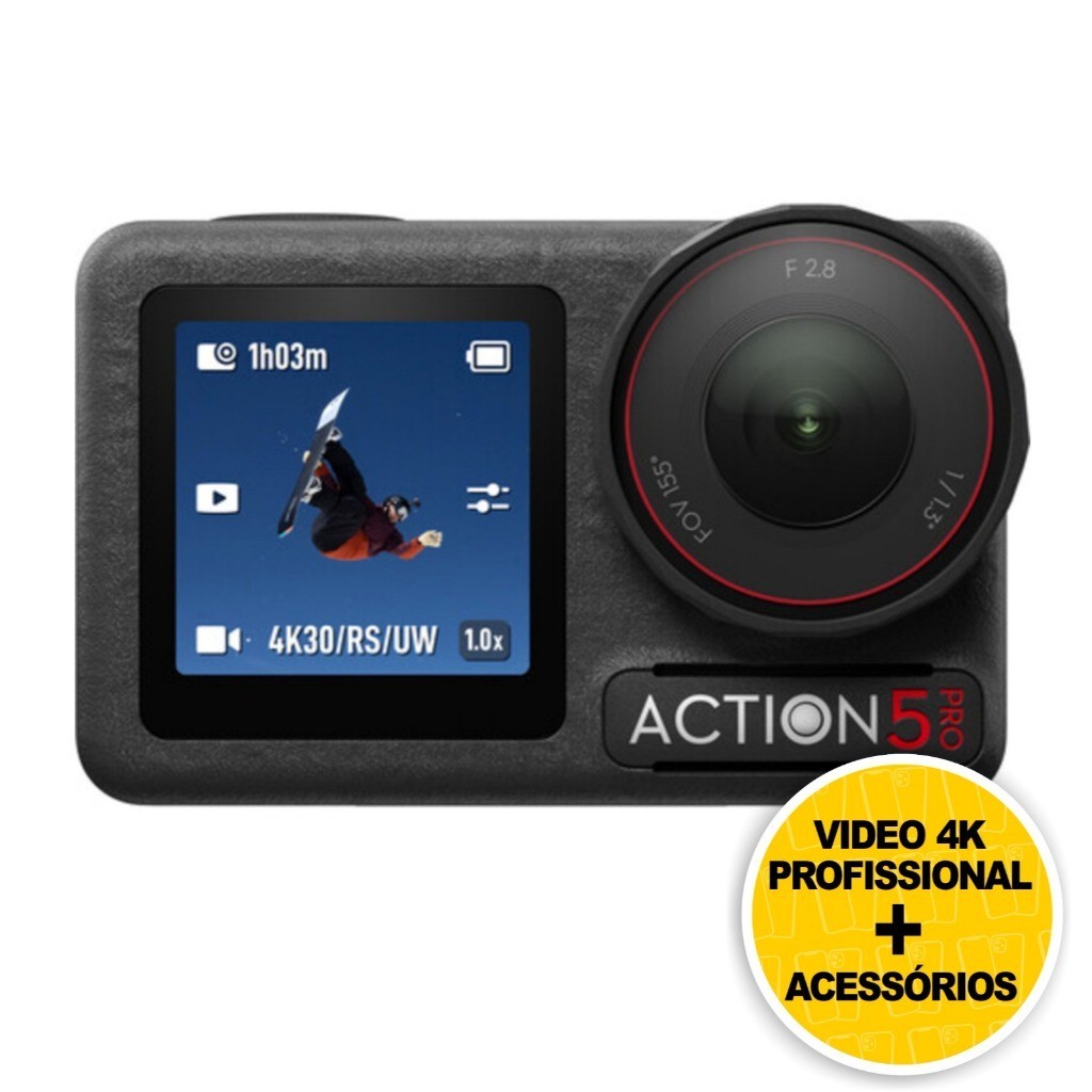 CÂMERA DJI OSMO ACTION 5 PRO ADVENTURE (COMBO)