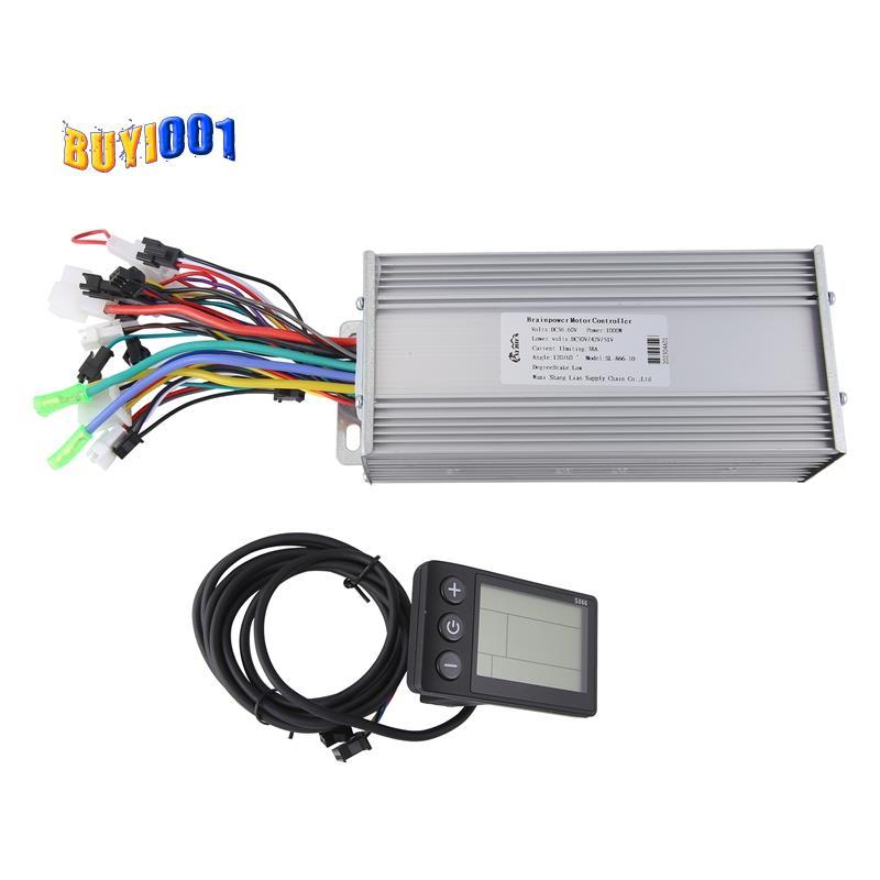 Controlador 1000W Funciona Com De Exibição S866 36V-60V Para Motor De Bicicleta Elétrica 1000W-Entrega Rápida