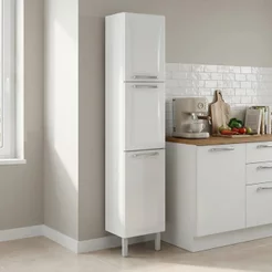 Paneleiro de Aço 3 Portas 195 x 40cm Tarsila Itatiaia Branco