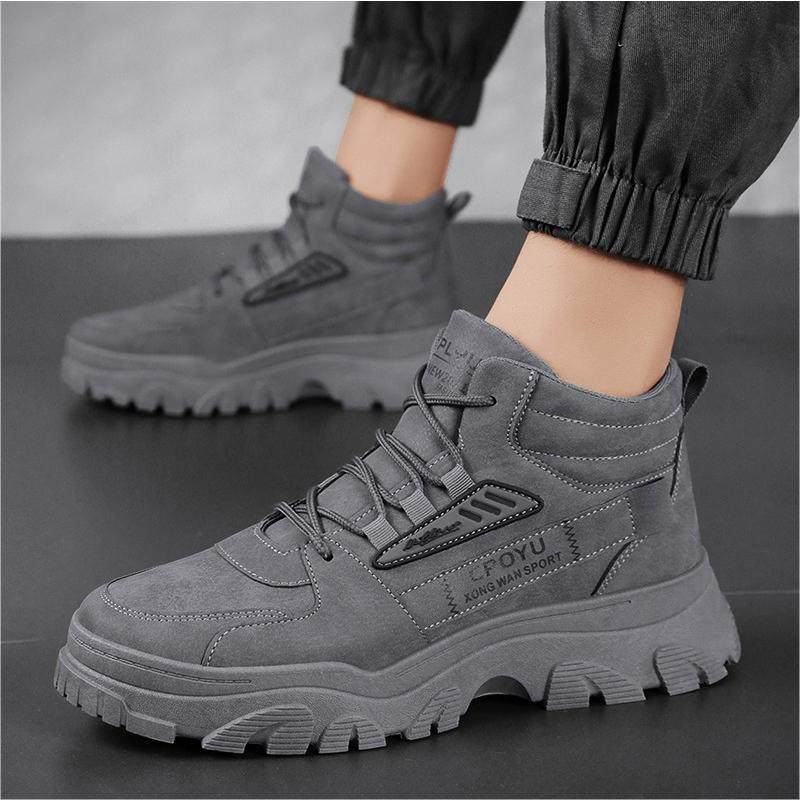 Martin botas masculinas outono inverno botas gerais esportes lazer canteiro de obras resistente ao desgaste proteção do 
