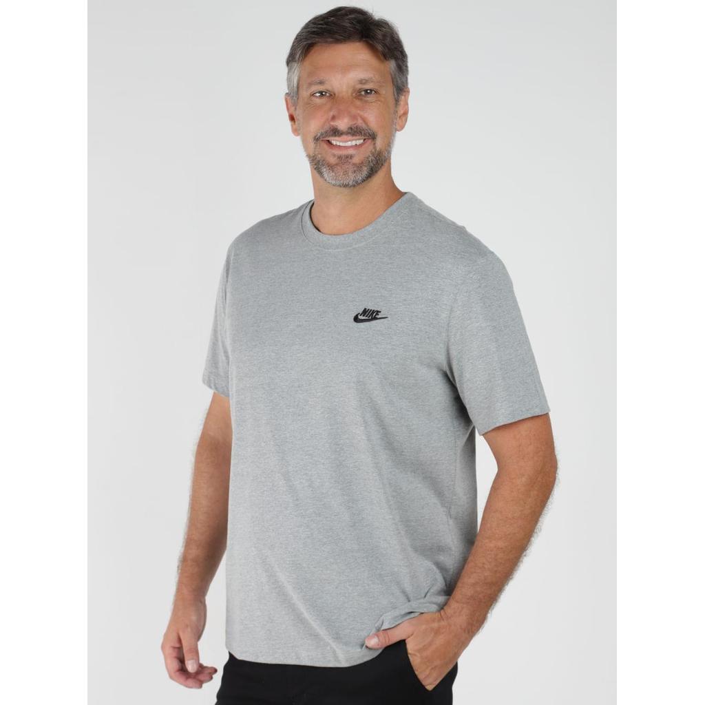 Camiseta Manga Curta Clube Tee Nike Masculina MESCLA