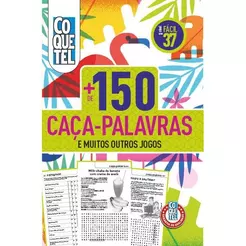 Livro Coquetel + 150 Caça-Palavras 37 | Nível Fácil