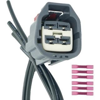Conector de Fiação para Ventilador de Arrefecimento do Radiador do Motor de 4 Vias Compatível com Ford Mustang 2000-2014