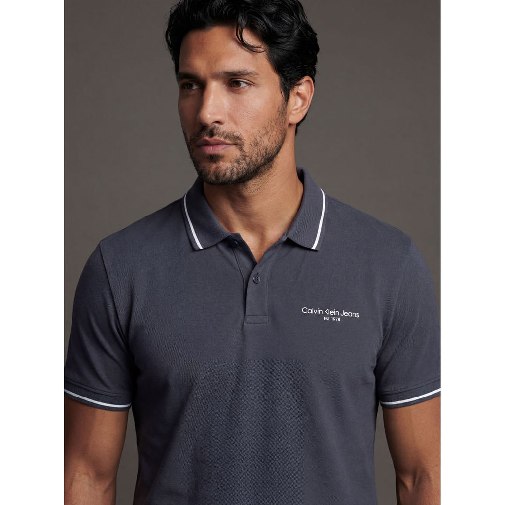 Imagem Polo Logo Ckj Est. 1978 - Marinho