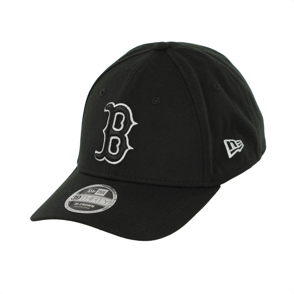 Boné New Era 39Thirty M-Crown Boston Red Sox Preto - Único