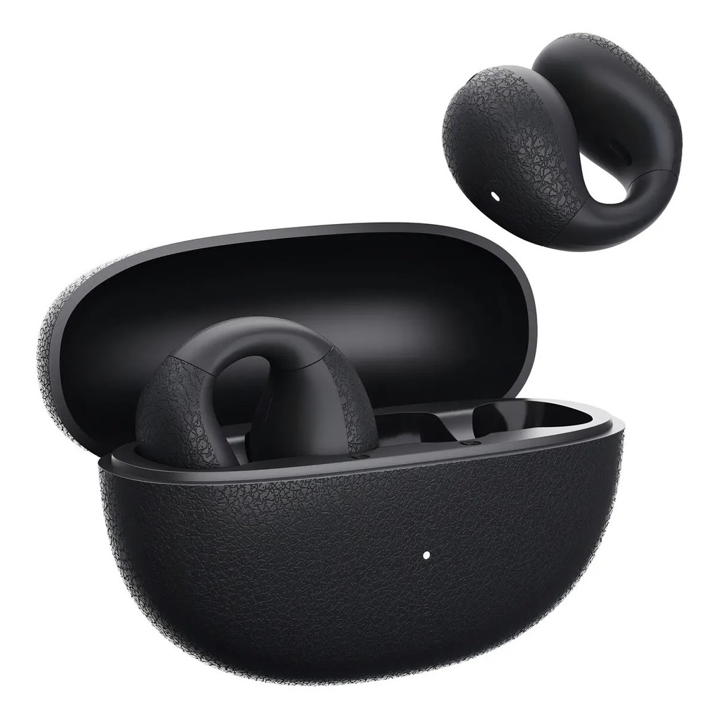 Fone Qcy Crossky C10 Bluetooth 5.4 Open Ear Cor Preto