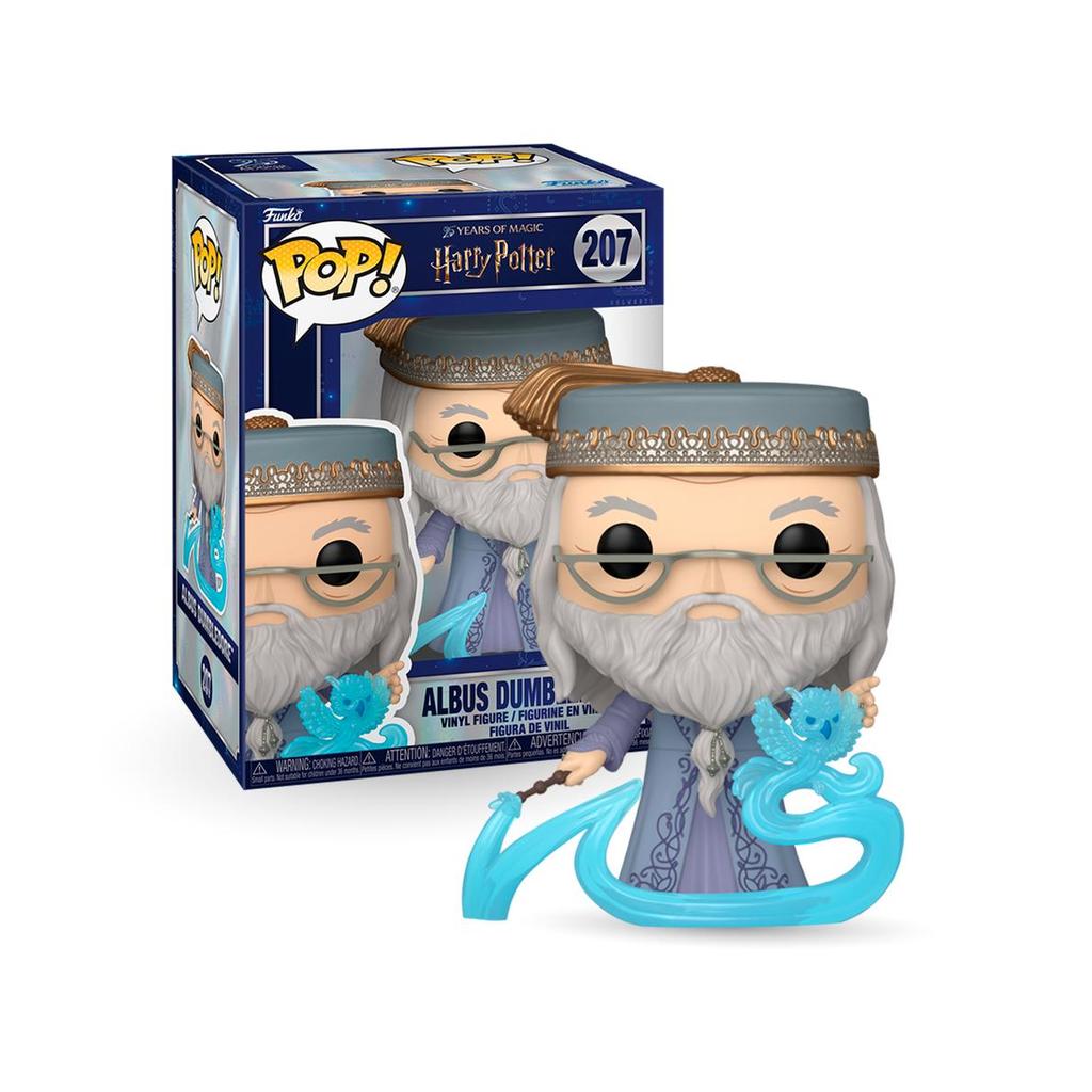 Boneco Funko Pop! Harry Potter 25 Anos - Dumbledore Com Patrono