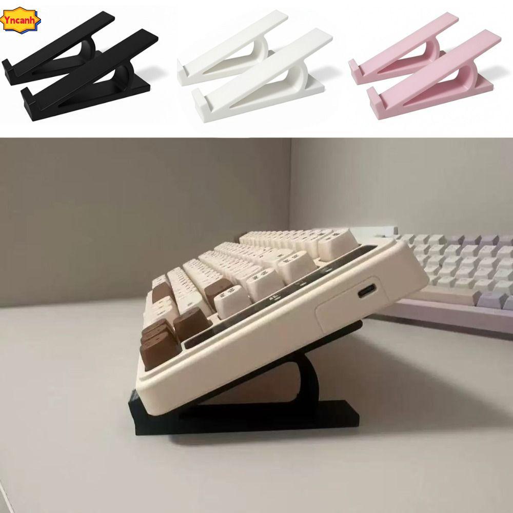 YNCANH 1 Par De Riser De Teclado De Computador , Suporte Elevado Plástico Com Ângulo , Acessórios