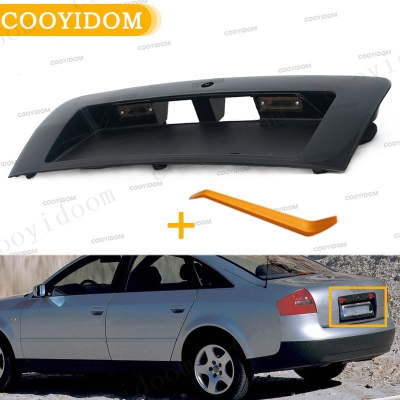 Quadro De Luz Da Placa De Matrícula Traseira Do Carro Para Audi A6 C5 1998-2004 Capa Número Lâmpada LED Canbus Livre De 