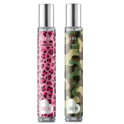 Combo Kit 2 Perfume Deo Colonia 30ml Like Me Animal Pink + Camu