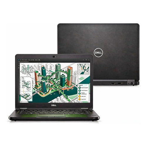 Notebook Dell I5 5490 8gb Memória Ssd 256 W11 Preto