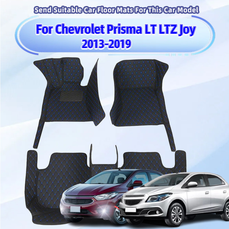 Tapetes De Carro Para Chevrolet Prisma LT LTZ Joy 2013-2019 Almofadas De Pé Tapete Acessórios Interiores Automóveis 14 1