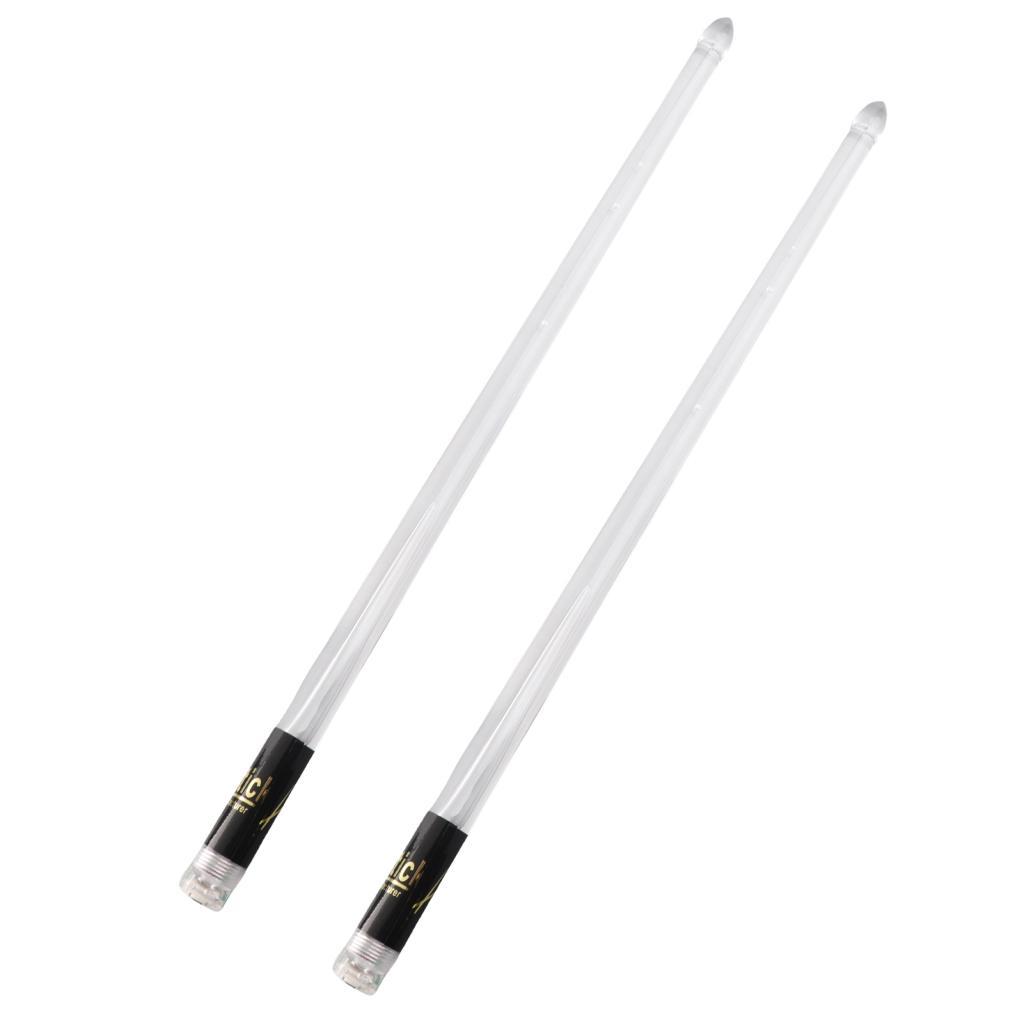 ERYUE LED Light Up Baquetas 15 Gradiente Luzes Coloridas USB Carregamento Baquetas para Bandas de Rock Kit Acessórios