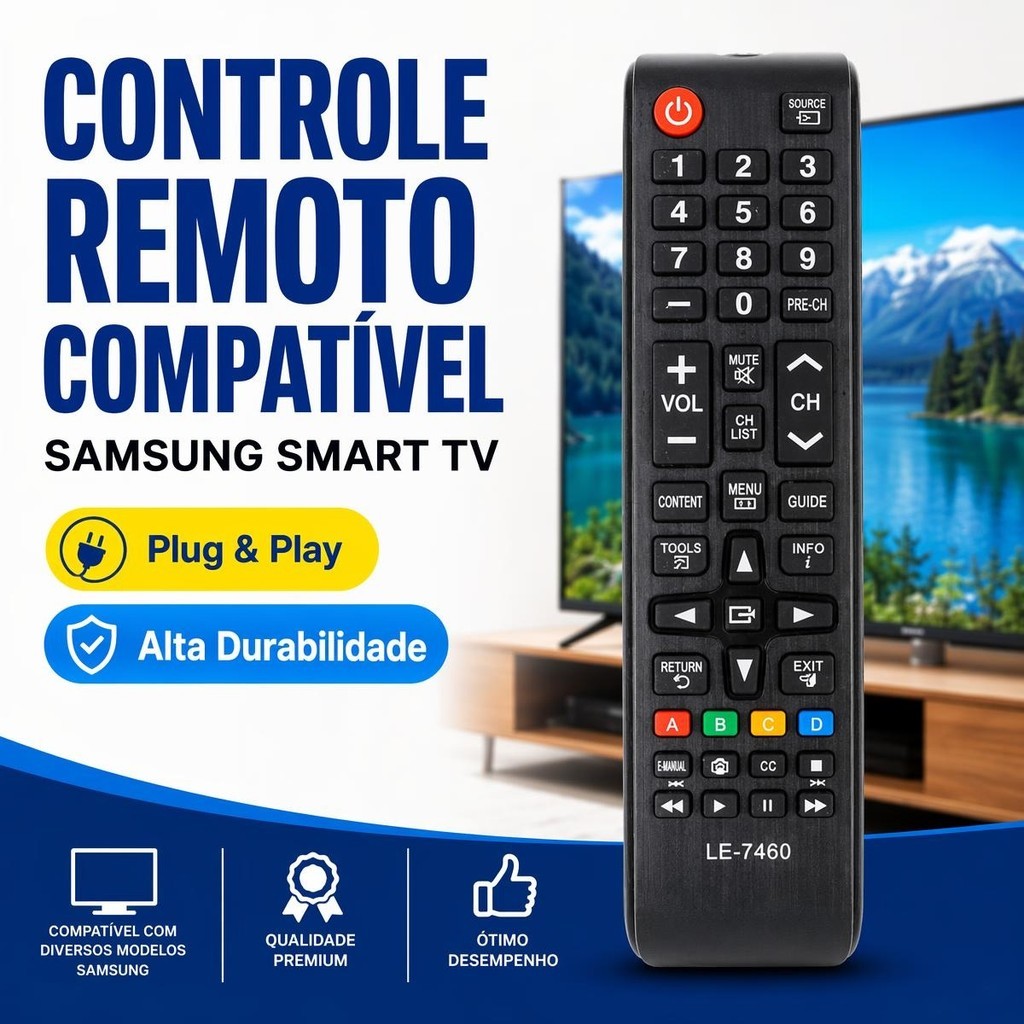 Controle Para Tvs Universal Multifuncional Menu