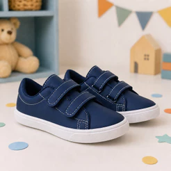Lindo Tênis escolar seguro Infantil Velcro Carrapicho Escolar confort criança menino menina