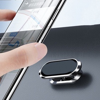 O suporte magnético está equipado com ímãs de neodímio potentes, tornando-o universal e adequado para uso em carros.