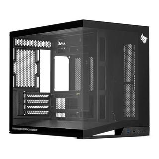 Gabinete Gamer Pichau Osiris, Mini-Tower, Lateral de Vidro, Preto, PG-OSI-BK