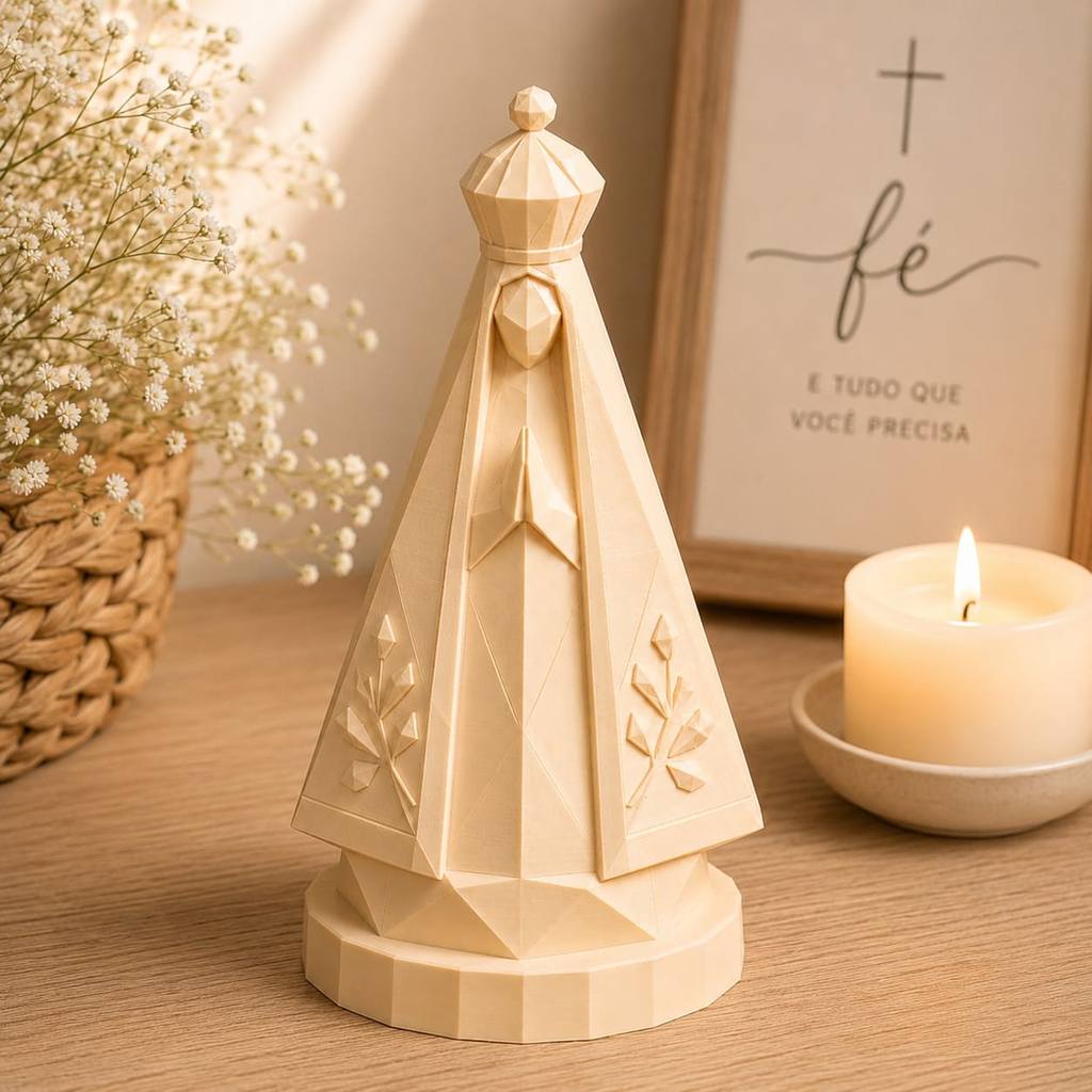 Nossa Senhora Aparecida Estátua Decorativa Religiosa Presente Decoração Fé