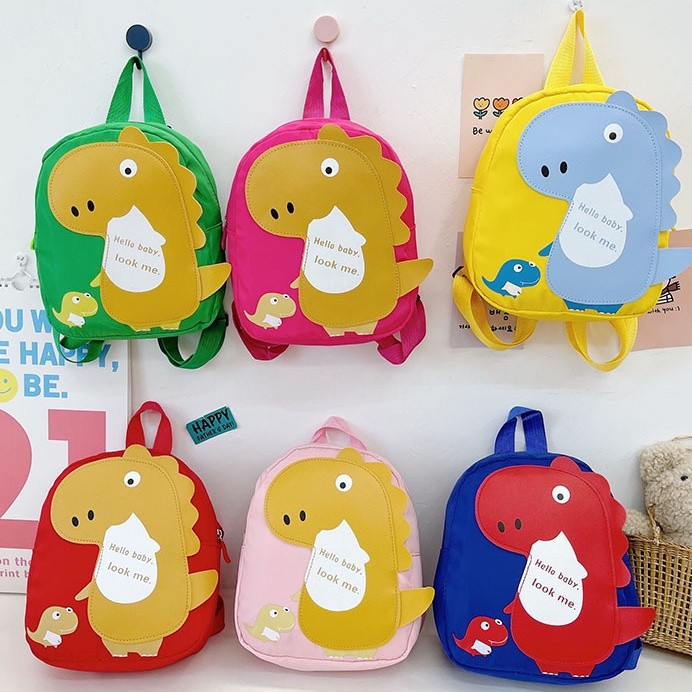 Meninas Meninos Crianças Anti-Perdido À Prova Dwaterproof Água Sacos De Escola Bonito Dos Desenhos Animados Dinossauro M