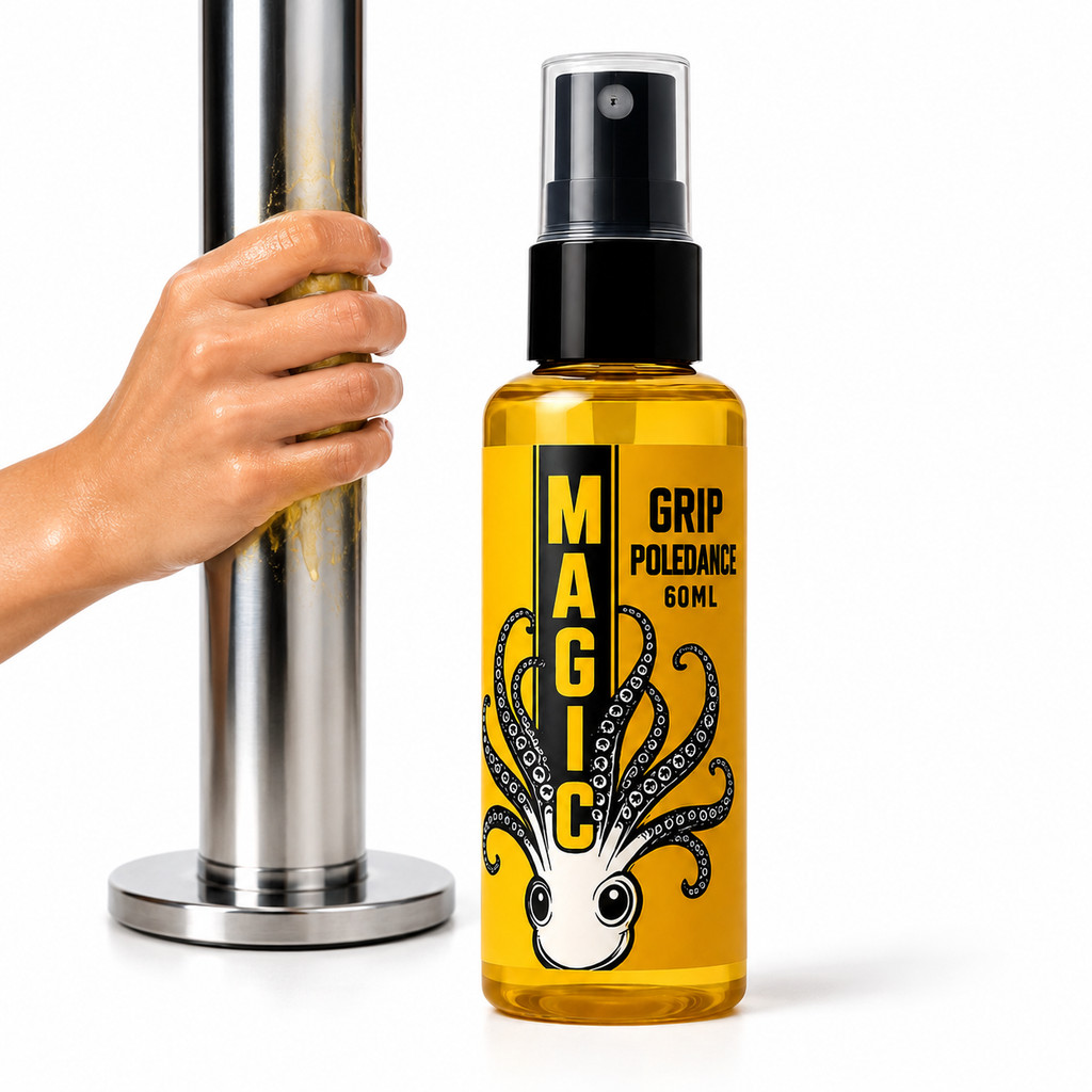 Poulpo Sports Cola Líquida Poledance 60ml Crossfit Mágic Grip Para Pole Dance Escalada