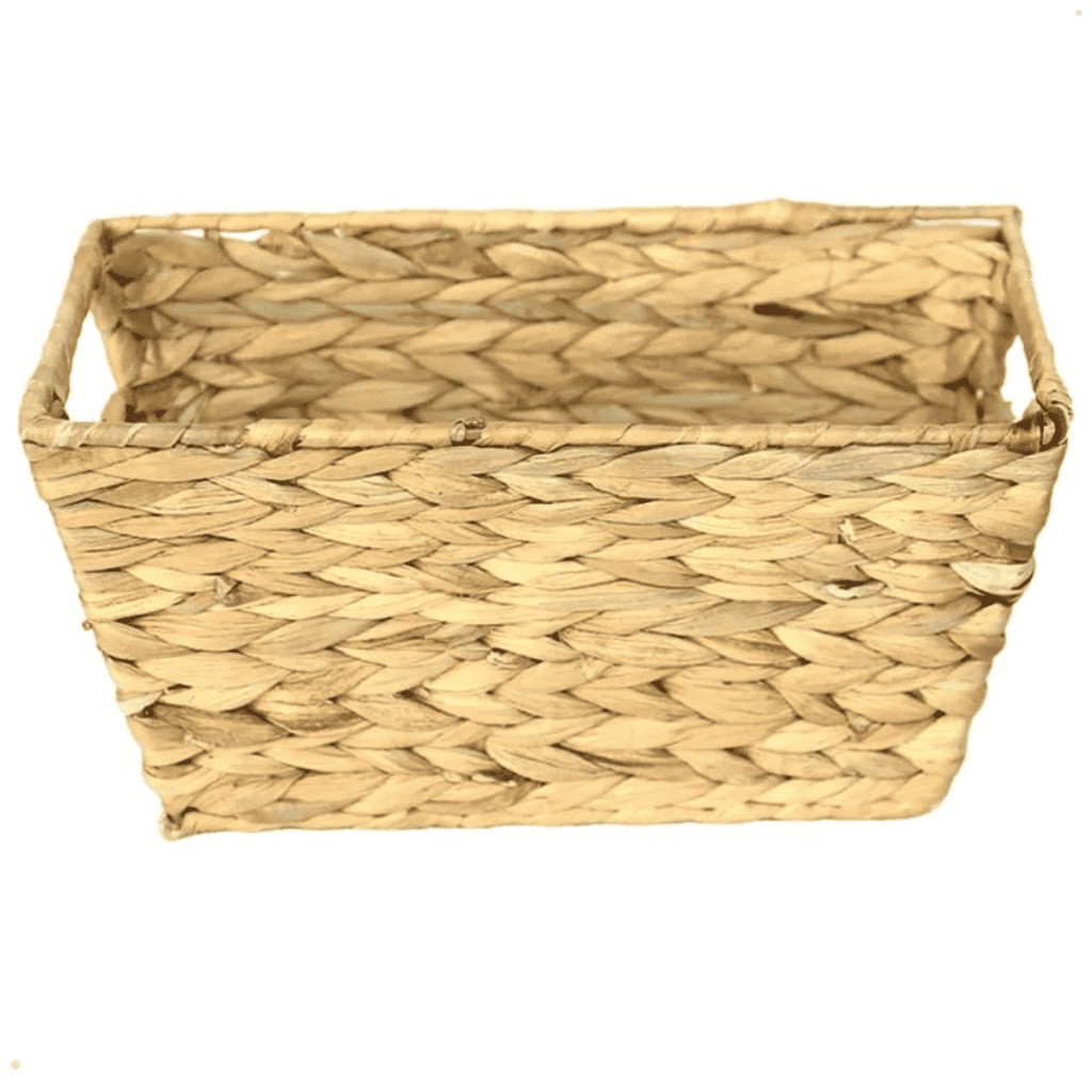 Cesto De fibra Para Decoração Natural Organizador Multiuso
