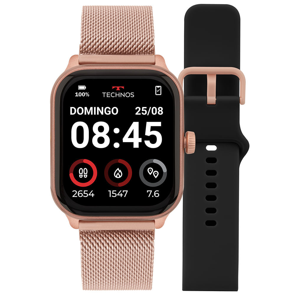 Smartwatch Technos Connect Max Pro Rosé - TMAXPAC/8J
