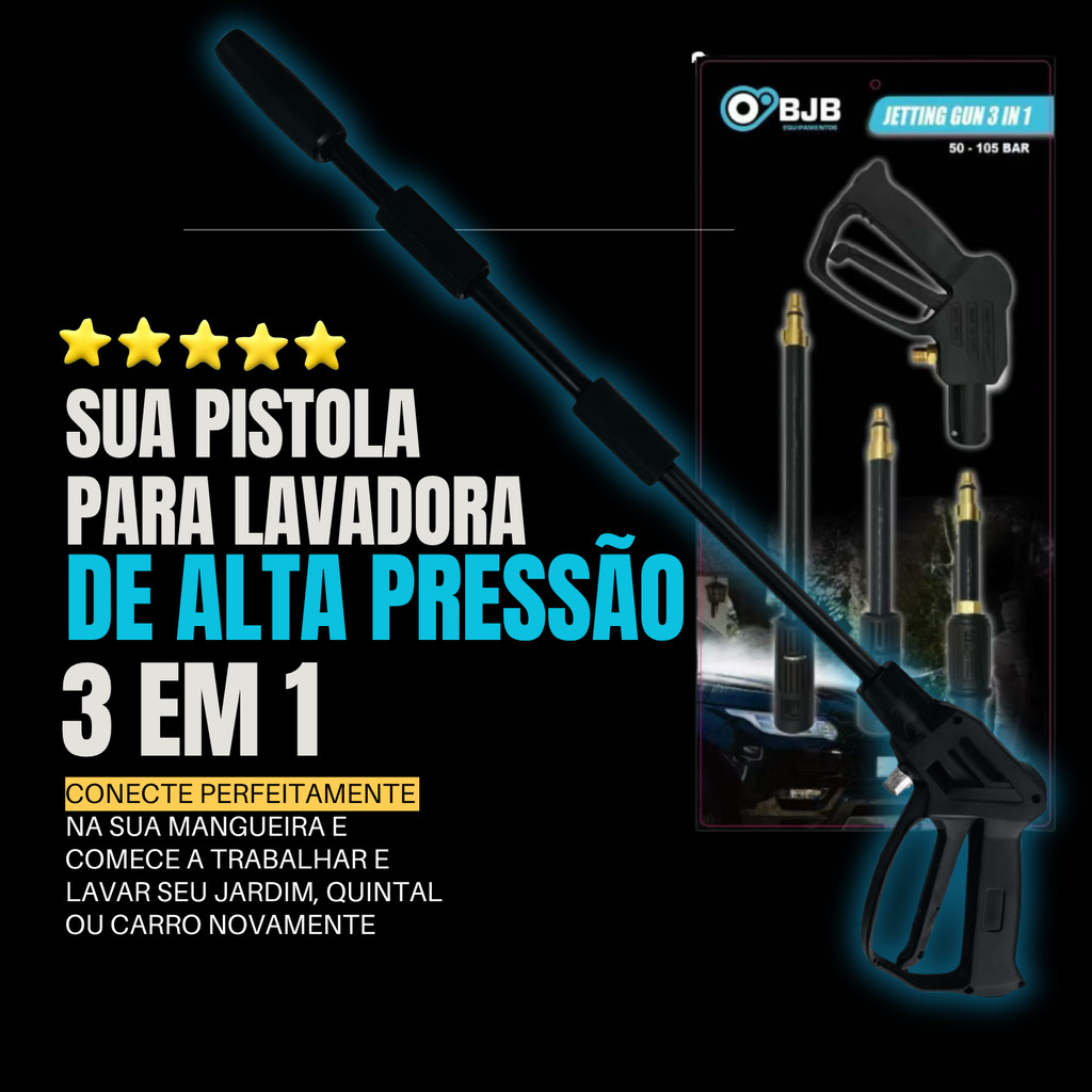 Pistola Lavadora de Alta Pressão Modelo Wash Atacama 2200 , Rosca M14 — imagem 2 de 2