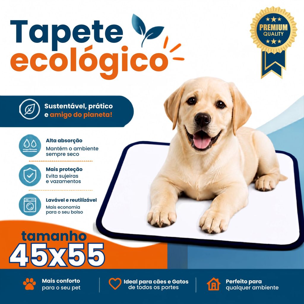Tapetes Higiênicos Kits Com 5/3/2/1 Lavável P-M-G para Pet Cachorro Gato Xixi Educador Reutilizável Impermeável