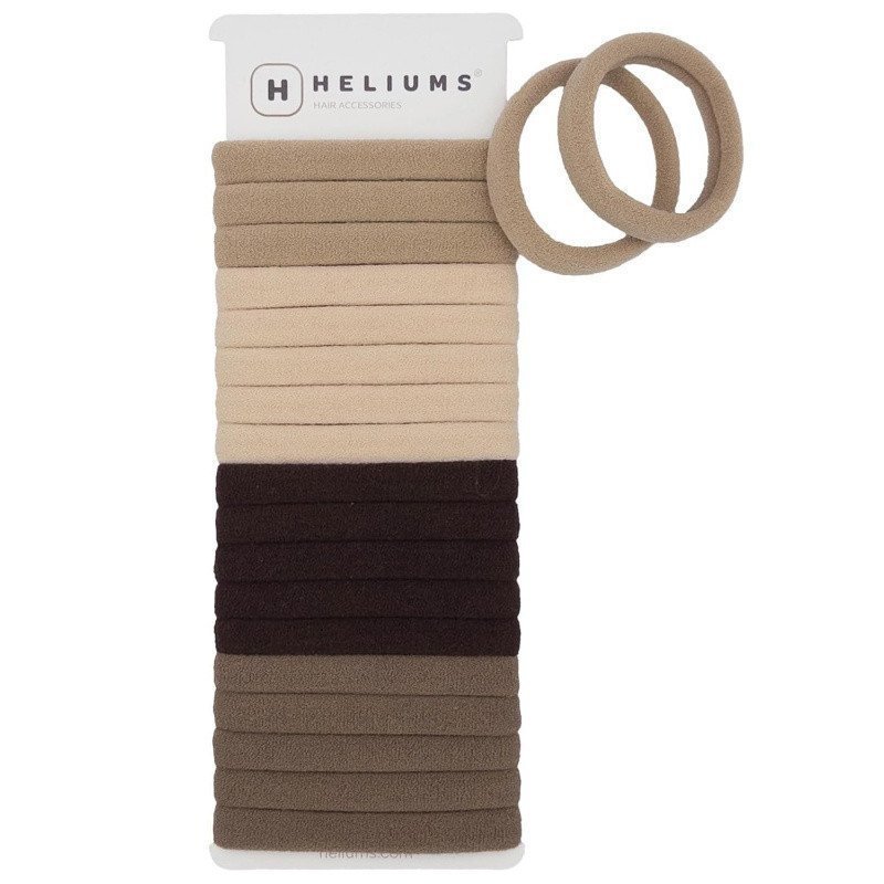Elásticos de Cabelo HeliumsSoft - Sem Danos, Sem Costura, Faixas de Nylon Elásticas para Cabelos Finos e Grossos - Padrã