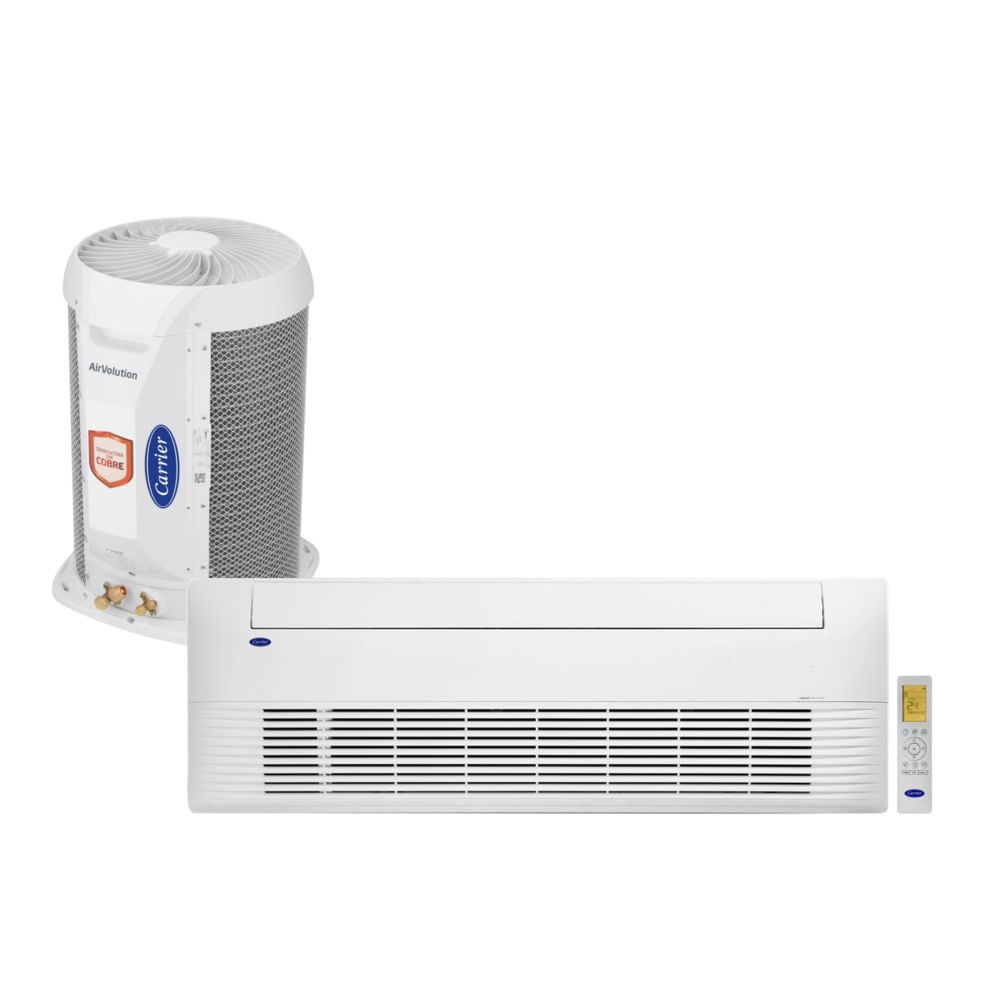Ar Condicionado Split Cassete 1 Via Inverter Carrier 12000 BTU/h Quente e Frio Monofásico 40KVQOF12C5 - 220 Volts